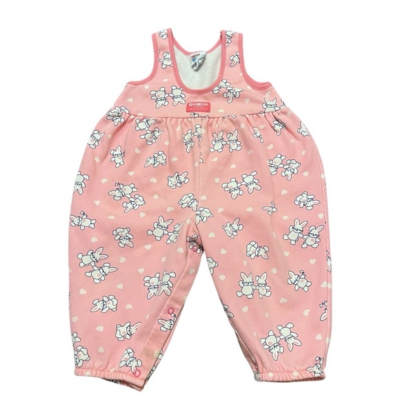 Vintage OshKosh B’Gosh Bunny One Piece Bubble Romper - Picture 1 of 8